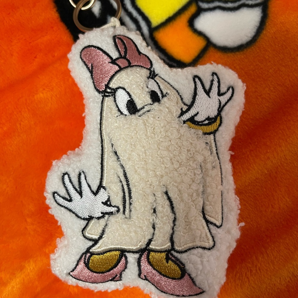 Daisy Duck ghost plush keychain